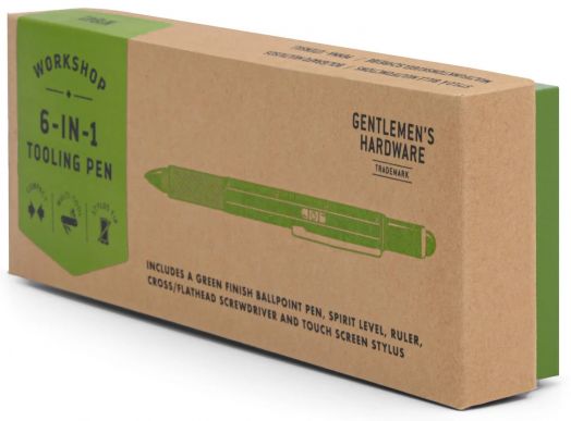 Мултиинструмент Gentlemen's Hardware - Химикалка, зелена