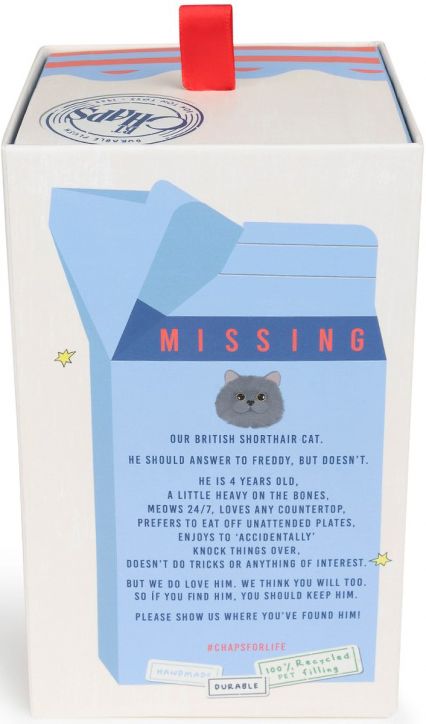 Плюшена играчка B.T. Chaps - Freddy the British Shorthair в подаръчна кутия 17 см.