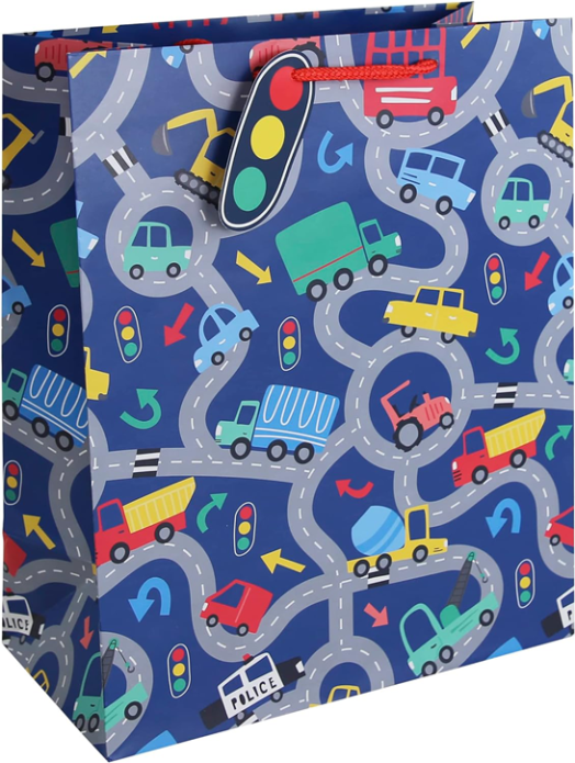 Детска подаръчна торбичка Eurowrap - Транспорт, малка