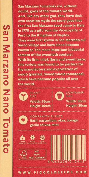 Семена за доматен сос Piccolo, 3 вида