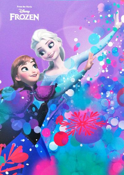Тетрадка Frozen А5, 24 листа с широки редове