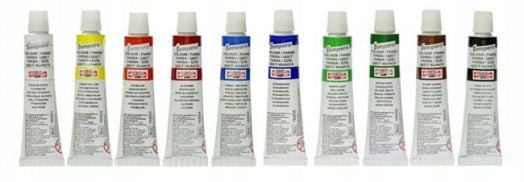 Темперни бои Koh-I-Noor, 10 цвята