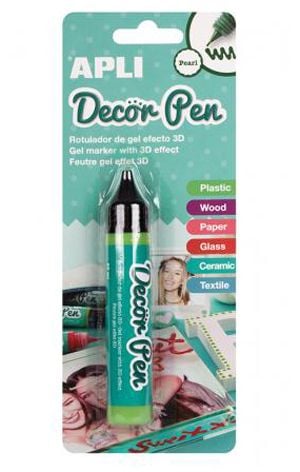 Гел маркер - перлено зелено