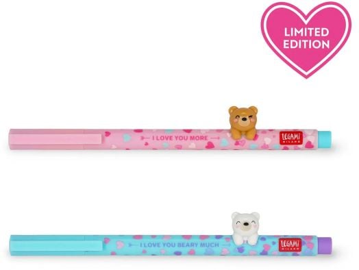 Комплект гел химикалки Legami - Beary in love