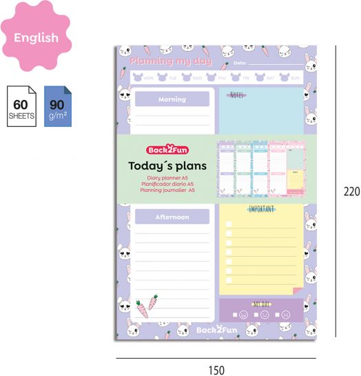 Дневен планер Miquelrius Back2Fun A5