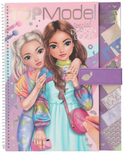 Книжка за оцветяване Top Model - Създай своя топ модел