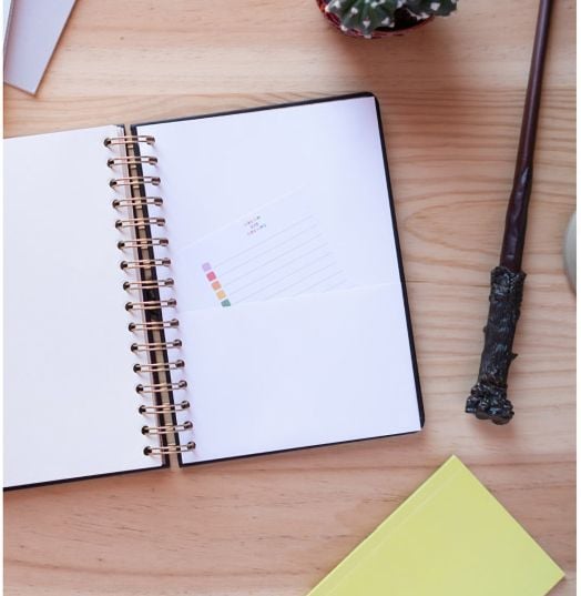 Тефтер Grupo Erik - Harry Potter Glasses със спирала А5