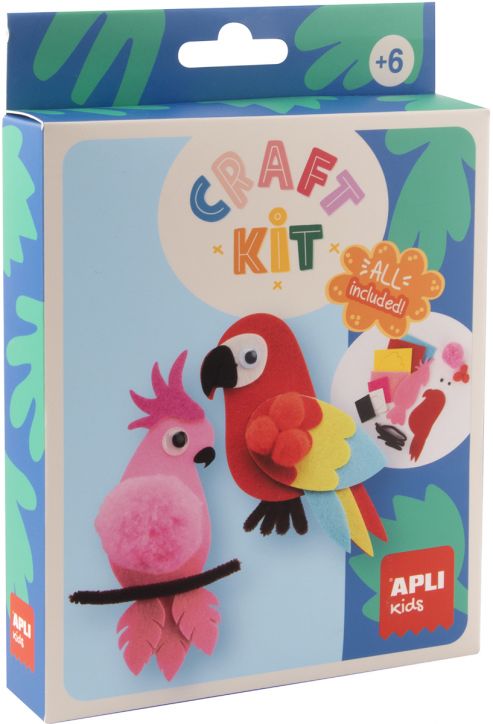 Творчески комплект Apli Kids - Направи сам филцови птици