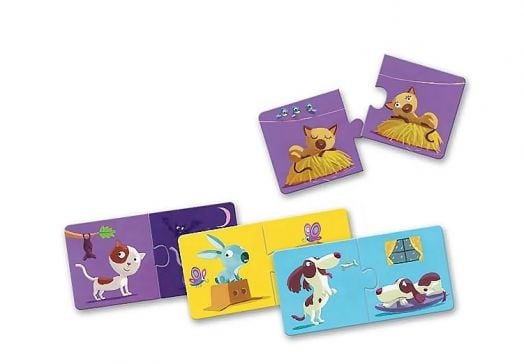 Детски пъзел Djeco - Противоположности