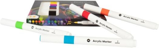 Акрилни маркери Creative Art, 12 цвята