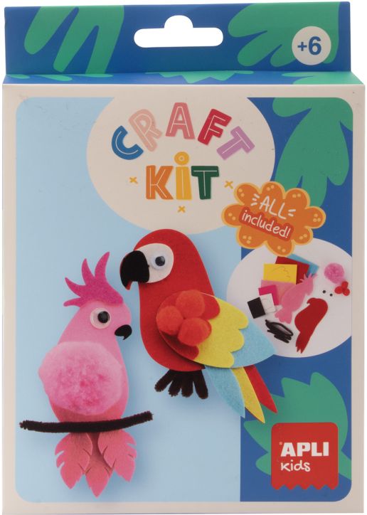 Творчески комплект Apli Kids - Направи сам филцови птици