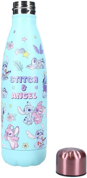 Стоманена бутилка Vadobag Stitch - Thirsty For More, 700 мл.