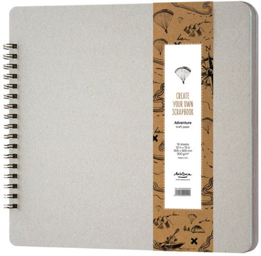 Скрапбук Drasca Adventure Kraft, 30.5 x 30.5 см.