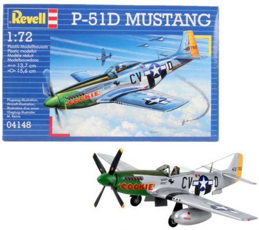 Сглобяем модел Revell - Самолет P-51D Mustang