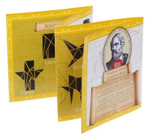 Дървен 3D пъзел Professor Puzzle - Танграмът на Архимед