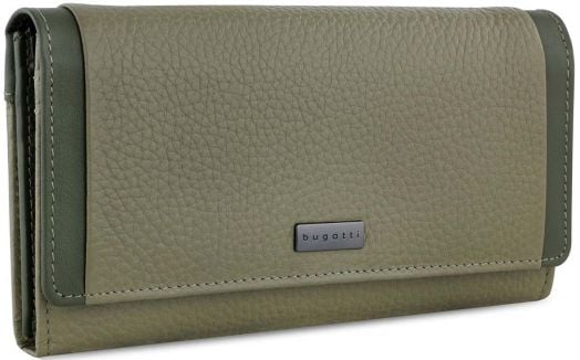 Дамски портфейл Bugatti Sina Long, зелен