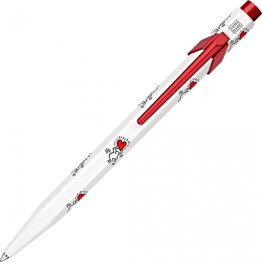 Химикалка Caran D'Ache 849 Keith Haring White Special Edition