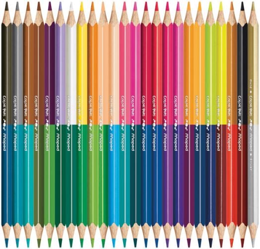 Цветни моливи Maped Color'Peps Duo, 24 бр., 48 цвята