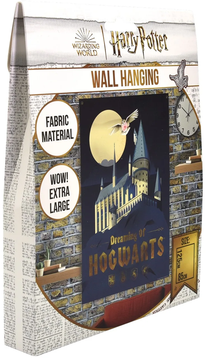 Текстилен банер за стената Harry Potter - Hogwarts