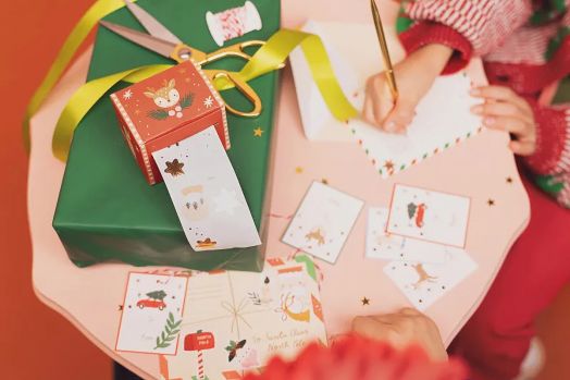 Мини стикери PartyDeco - Весела Коледа