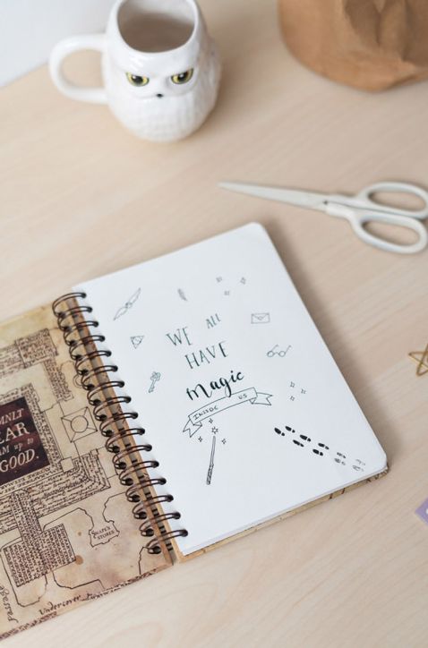 Тефтер Grupo Erik - Harry Potter The Marauders Map със спирала А5