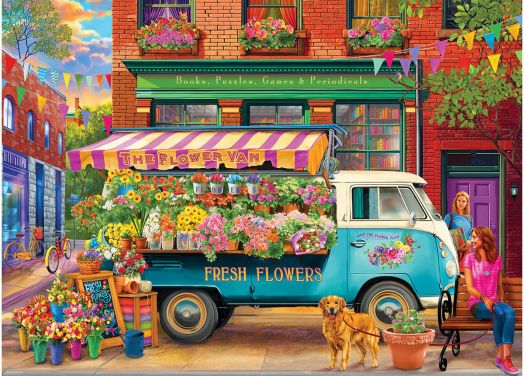 Пъзел Eurographics - Ванът за цветя, 1000 части