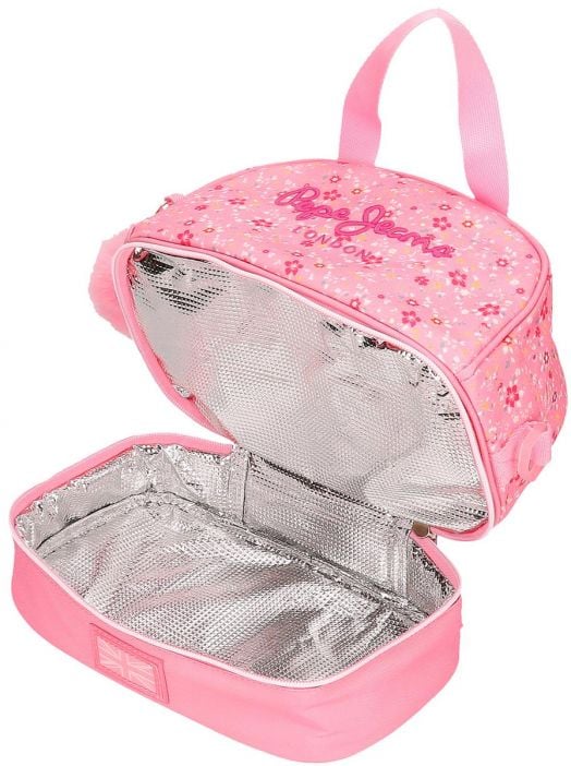 Хоризонтална чанта за обяд Pepe Jeans Alenka Pink