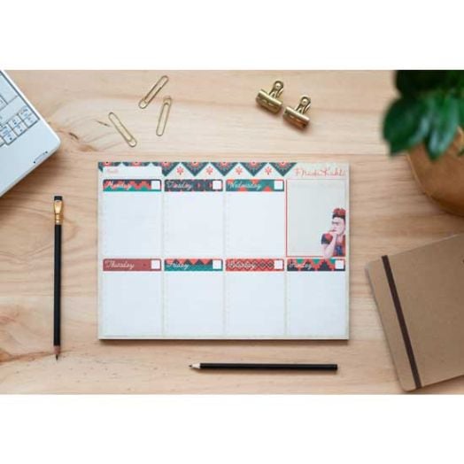 Седмичен планер - пад Frida Kahlo А4, 52 листа