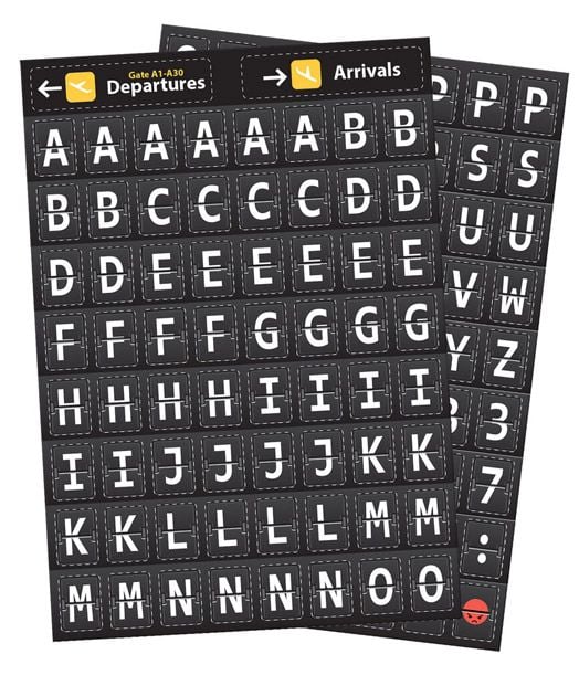 Магнитни букви Legami - Airport