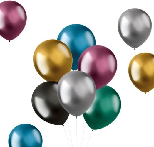 Комплект балони Folat - Shine Intense, 10 бр.