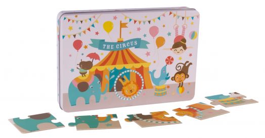 Детски пъзел Apli Kids - Животните в цирка, 24 части