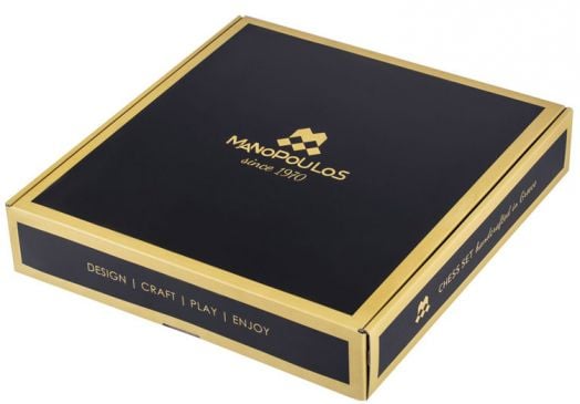 Шах Manopoulos с модернистични фигури, 40 х 40 см.