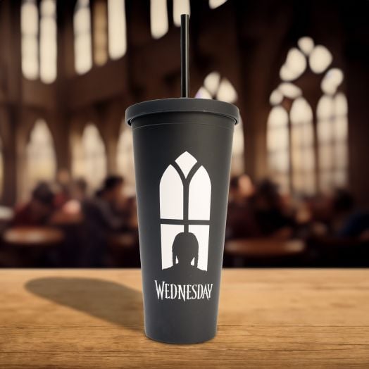 Чаша със сламка Blue Sky - Wednesday