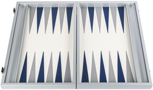 Табла Manopoulos с отделения - морскосиня екокожа, 48 х 30 см.