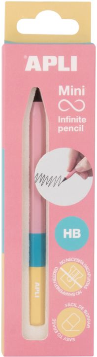 Графитен молив Apli Infinite Mini - Pink