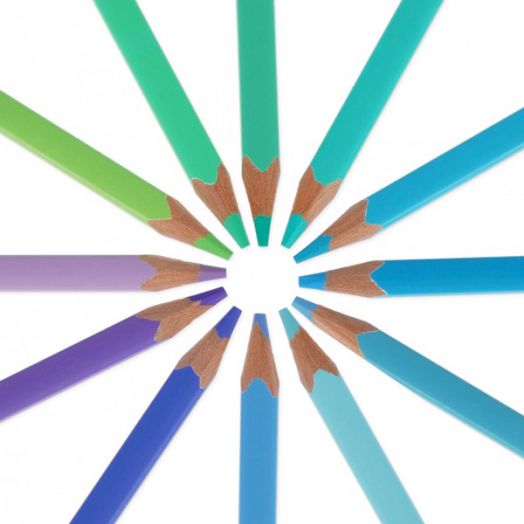 Цветни моливи Legami - Ocean, 12 бр.