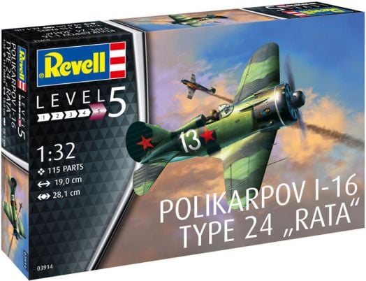 Сглобяем модел - Самолет Поликарпов I-16 Type 24 