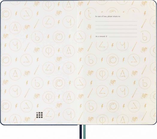 Класически тефтер Moleskine Limited Edition Harry Potter Expecto Patronum с твърди корици и линирани страници