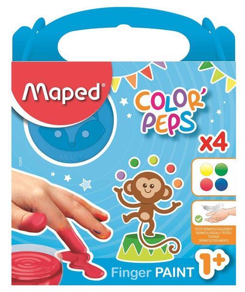Комплект боички за рисуване с пръсти Maped Early Age