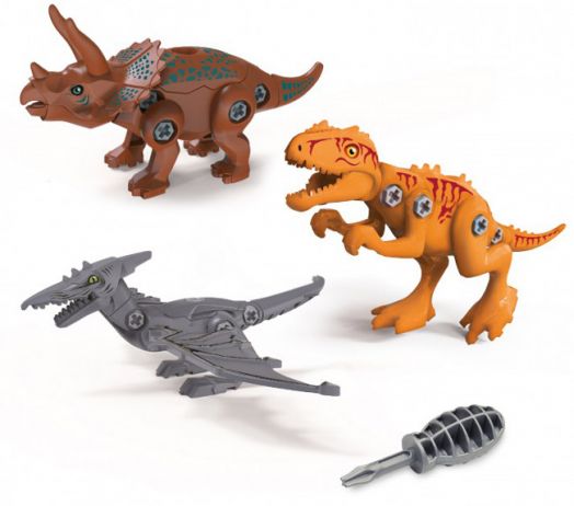 Комплект за сглобяване Buki - Динозаври