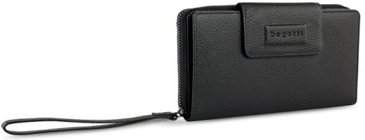 Дамски портфейл Bugatti Elsa Long Zip Wallet, черен