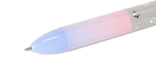 Двуцветна химикалка Legami - Kitty, синьо и розово