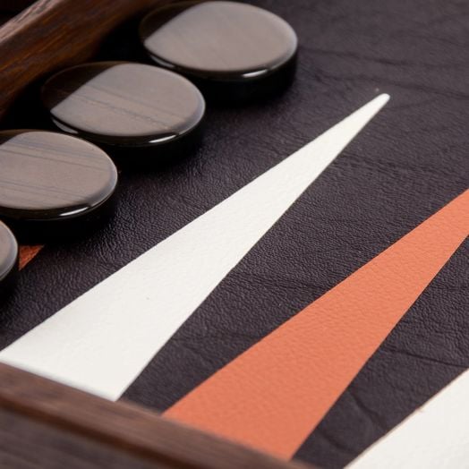 Табла Manopoulos с отделения - крокодилска кожа, кафява