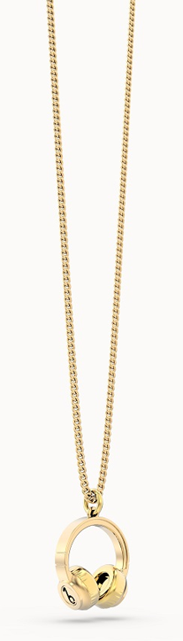 Колие с медальон Chocli - Headphone