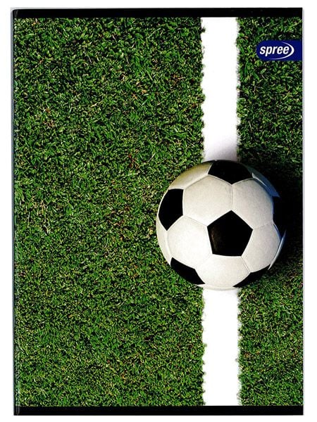 Тетрадка Spree Basic А5, 40 бели листа - нелинирани