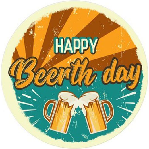 Табелка-картичка - Ретро бира