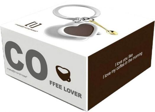 Ключодържател Metalmorphose - Heart Coffee Cup