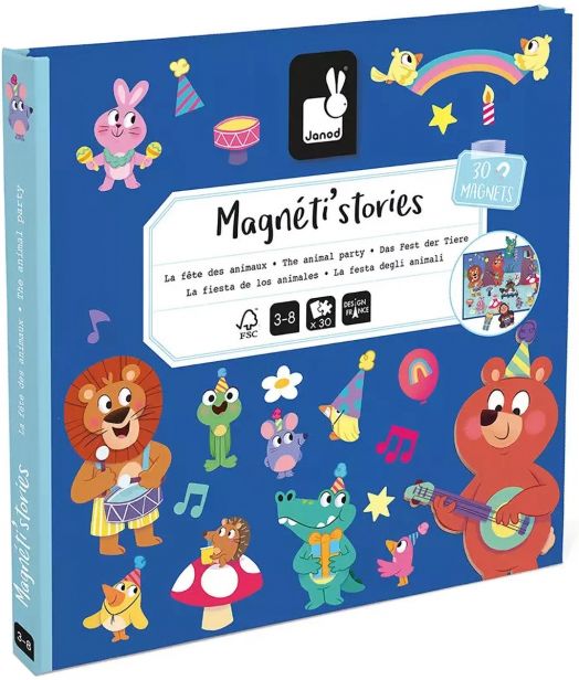 Магнитни истории Janod - Животинско парти