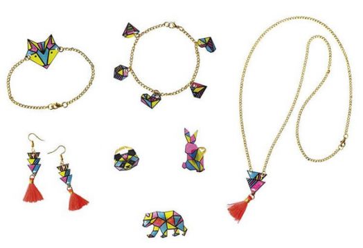 Творчески комплект Janod - Направи бижута Geometrix