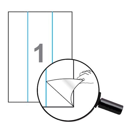 Блок със самозалепваща хартия - 10 листа